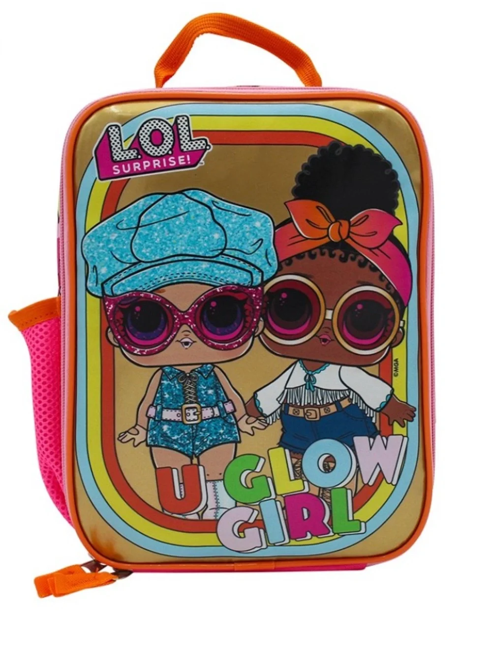 L.O.L. Surprise! Kids Golden Hour U Glow Girl Insulated Lunch Box/Bag Snack Tote